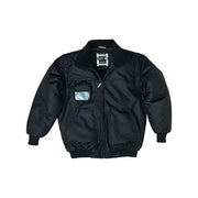 Deltaplus 5428621 Reno Giubbotto da Lavoro Bomber Poliestere Oxford Maniche Staccabili Collo in Pile 5 Tasche colore Nero