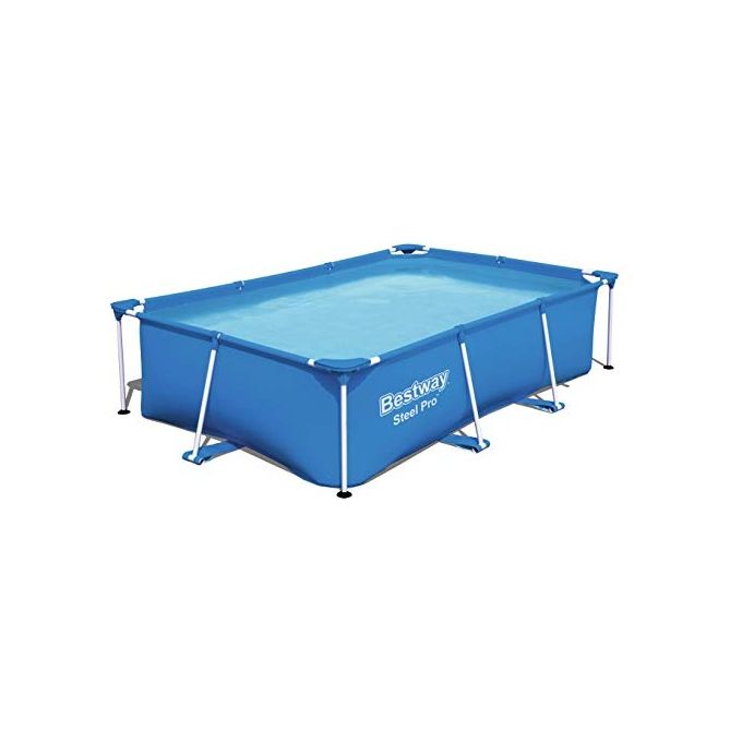 Bestway 56403 Steel Pro Piscina Fuori Terra Rettangolare 259x170x61 cm Struttura Acciaio 2300 L colore Blu