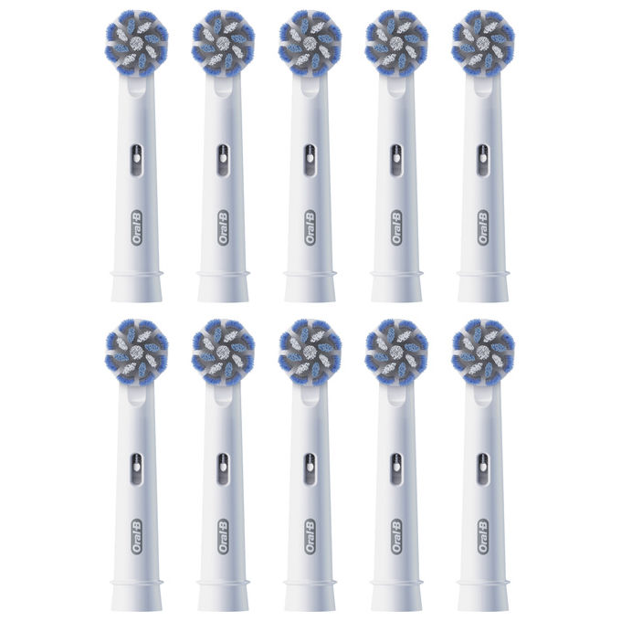 Oral-B 8700216987516 PRO Sensitive Clean Testina di Ricambio 10 Pezzi Setole Ultra-Morbide Indicatore Usura colore Bianco