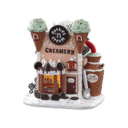 Lemax 05699 Sugar 'N' Spice Gelateria Illuminata con Luci Esterne e Alimentazione a Batterie o Adattatore 4.5V colore Multicolore