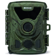 Braun 57651 Scouting Cam Black200A Mini Fotocamera di Sorveglianza CMOS 1920x1080 Pixel Visione Notturna 20m Slot MicroSD 512GB colore Nero Verde