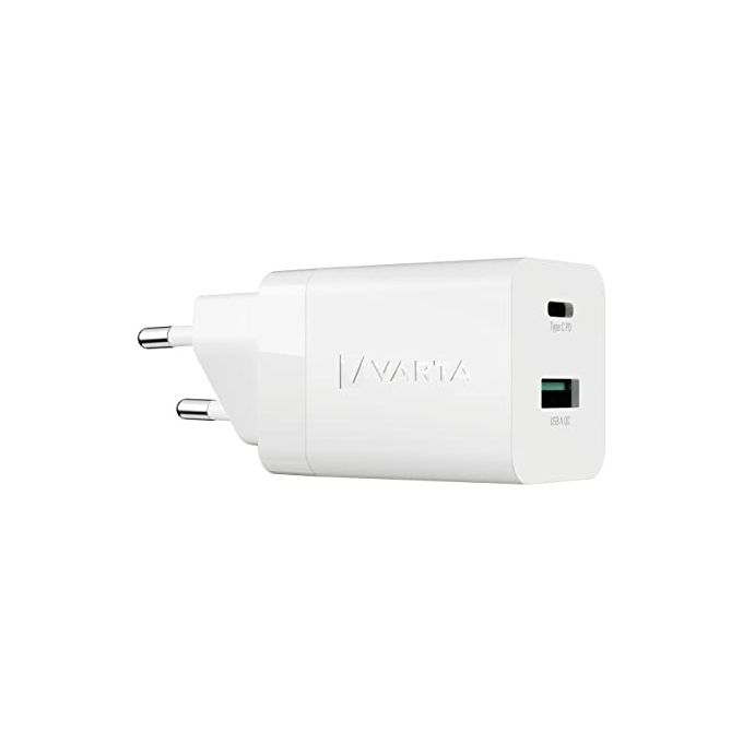Varta Speed Charger 38W GaN PD USB-C 20W  USB-A 18W Bianco