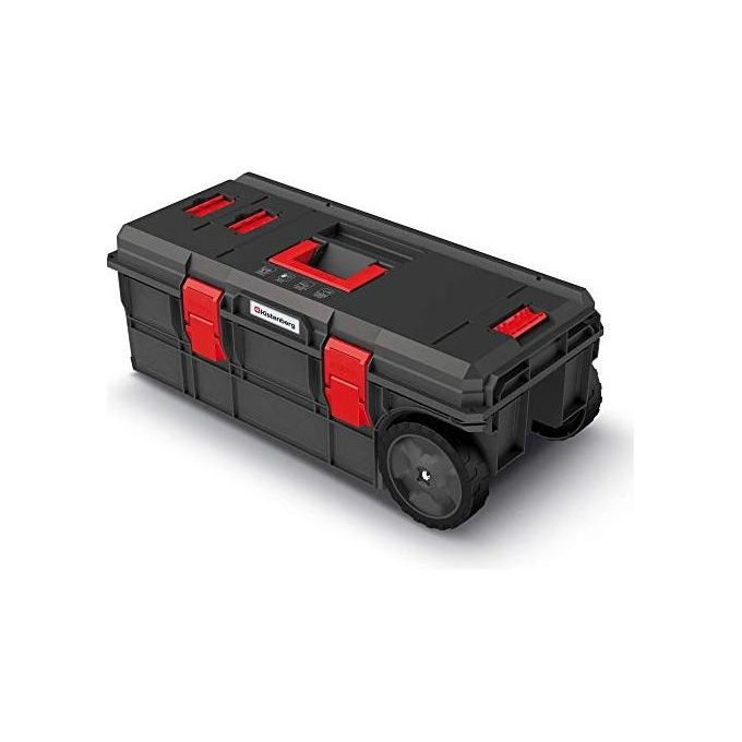 Kistenberg KI008 X Block Pro Cassetta portautensili con ruote 3 scomparti modulabili portata 50 Kg IP65 colore Nero