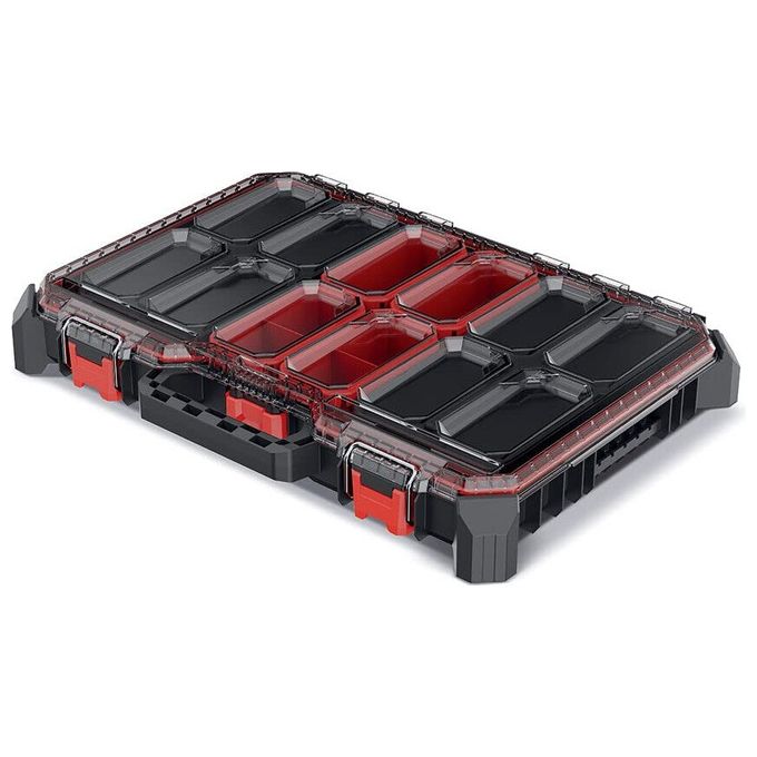 Kistenberg KMX55408B MSX Valigetta Portaminuteria 54,3x36,8x7,7 cm 7 scomparti rimovibili chiusure metalliche colore Nero