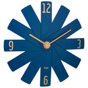 TFA 60.3020.06 Clock in the Box Orologio da Parete Analogico 40 cm Movimento Silenzioso Sweep colore Blu