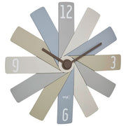 TFA Dostmann 60.3020.30 Clock in the Box Orologio da Parete Analogico con Movimento Silenzioso Sweep e Sistema a Incastro 12 Pezzi colore Colorato