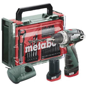 Metabo 600080500 PowerMaxx BS Basic Trapano Avvitatore a Batteria 10.8V 2Ah 34Nm 1400 Giri-min colore Fucsia Verde 0710METABO