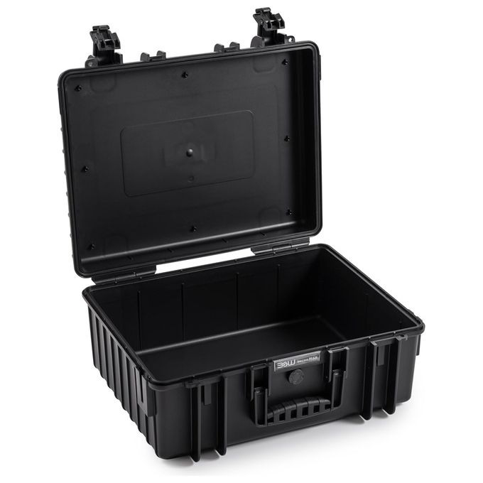 BandW Cases 6000-B Tipo 6000 Valigetta Porta Attrezzi Resistente agli Urti Impermeabile IP67 Antipolvere -30°C a +80°C colore Nero
