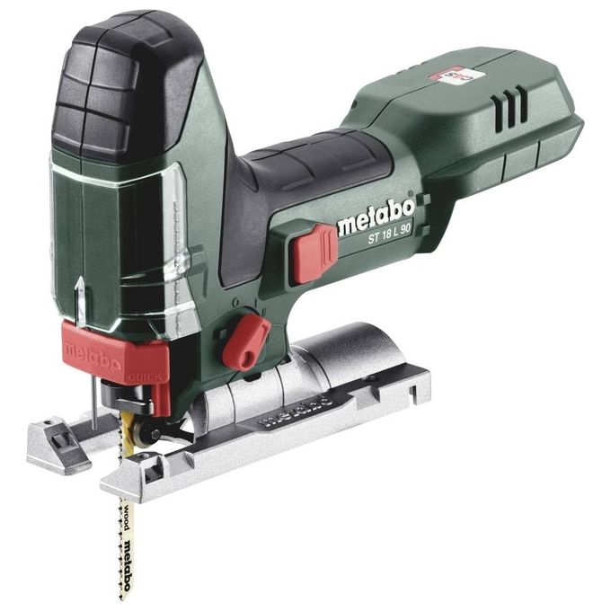 Metabo 601047840 ST 18 L 90 Sega a Batteria 18 V profondita' di taglio legno 90 mm 4 livelli di pendolo colore Verde