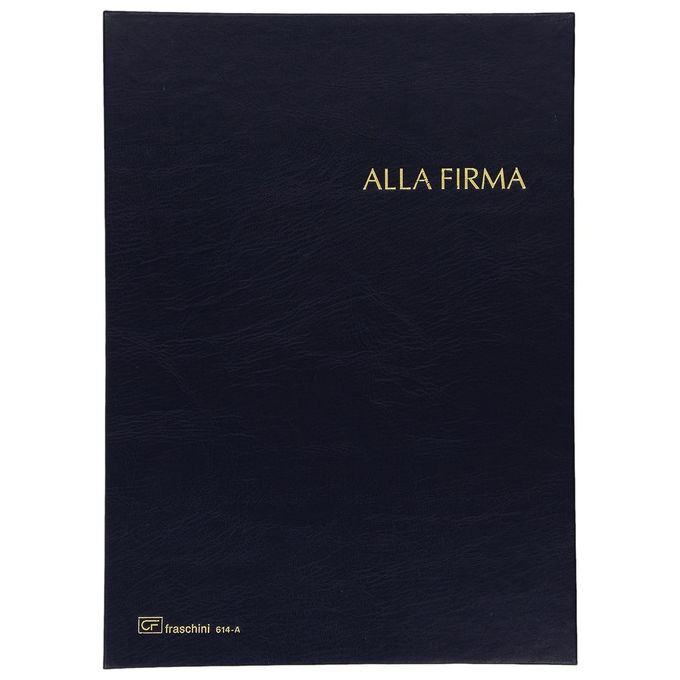 Fraschini Libro Firma 14 Intercalari Blu