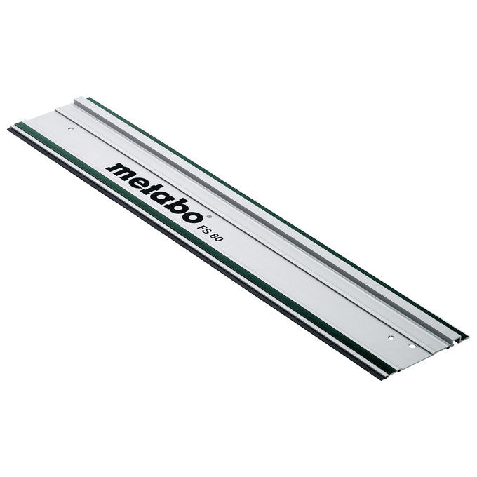 Metabo 629010000 Binario guida per seghe circolari lunghezza 80 cm con protezione antischeggiatura e rivestimento antiscivolo