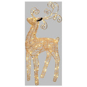 Lotti 63365 Figura luminosa decorativa 100 LED bianco caldo metallo rame 470 mm colore Oro