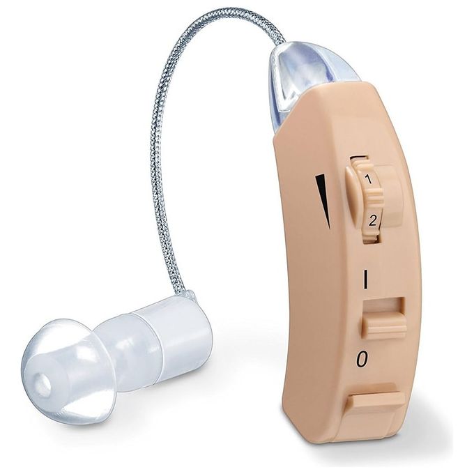 Beurer HA50 Amplificatore acustico retroauricolare guadagno 40 dB frequenza 100 6000 Hz autonomia 60 ore colore Nude