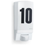 Steinel L1 Lampada da Parete con Sensore di Movimento 180° IP44 IK07 E27 colore Bianco