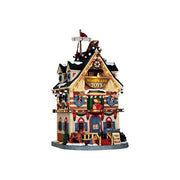 Lemax 65130 Caddington Village Edificio Illuminato in Porcellana con Luci LED e Alimentatore 4,5V colore Multicolore