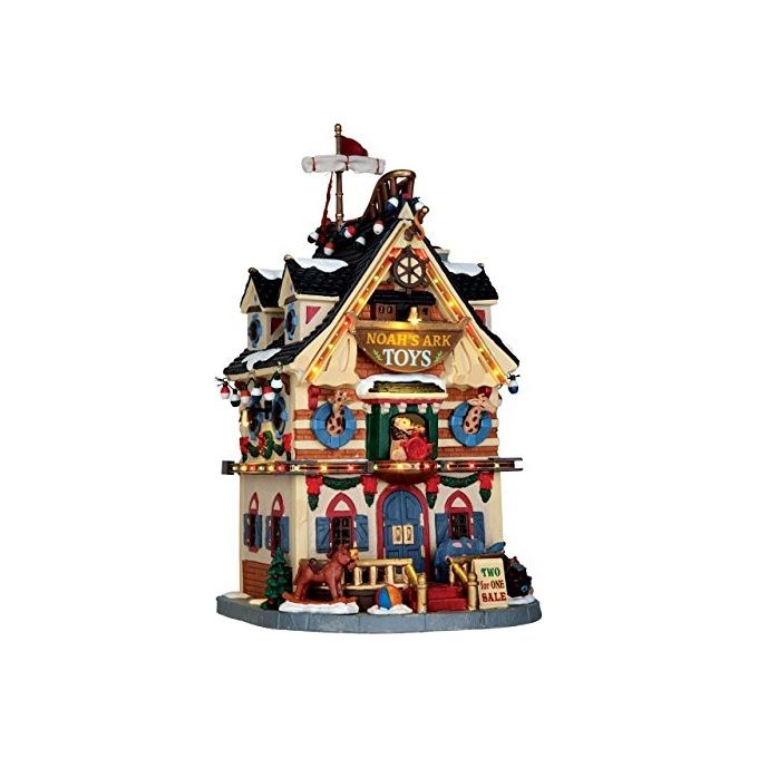Lemax 65130 Caddington Village Edificio Illuminato in Porcellana con Luci LED e Alimentatore 4,5V colore Multicolore