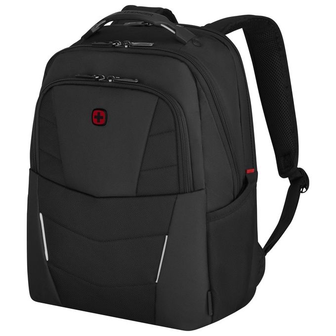 WENGER 653186 Altair Zaino per Laptop fino a 15.6'' con Scomparto Tablet 10'' Materiale Riciclato 22 litri colore Nero