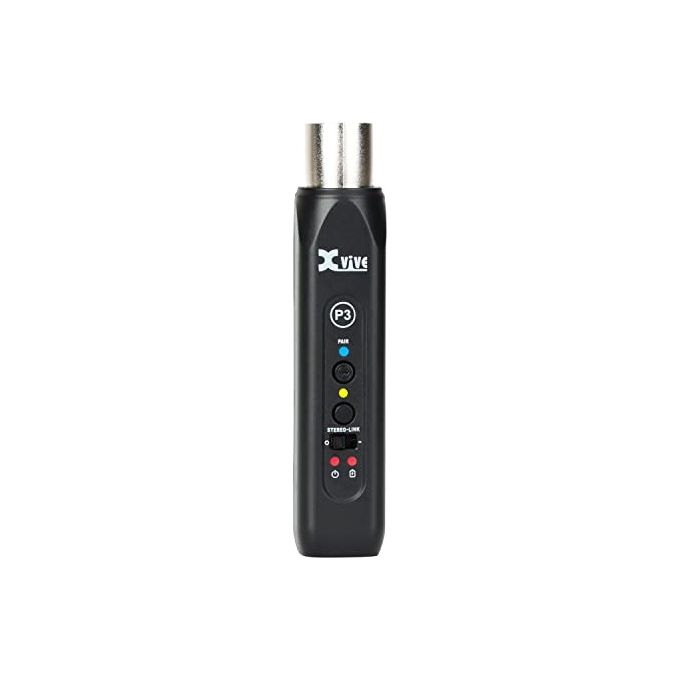 Xvive P3 Adattatore Bluetooth XLR Ricevitore Audio Bluetooth 5.0 A2DP autonomia 8 ore USB-C ricarica portata 30.5 m