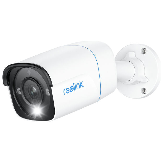 Reolink 6975253983759 Serie P330 Telecamera di Sicurezza IP 4K UHD 8MP PoE IP66 Visione Notturna 30m MicroSD fino a 256GB colore Bianco