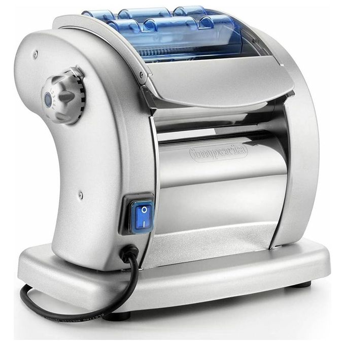 Imperia PASTA PRESTO Macchina per Pasta Elettrica 85W 3 Formati Sfoglia 150mm 6 Spessori Made in Italy colore Argento