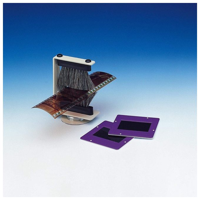 Kinetronics 705 035 Ministat Pulitore antistatico per pellicole 35 mm con supporto magnetico colore Nero