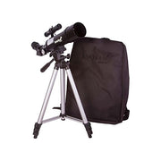 Levenhuk 70817 Skyline Travel 50 Telescopio Rifrattore Portatile Apertura 50 mm Lunghezza Focale 360 mm Montatura Altazimutale con Zaino colore Nero