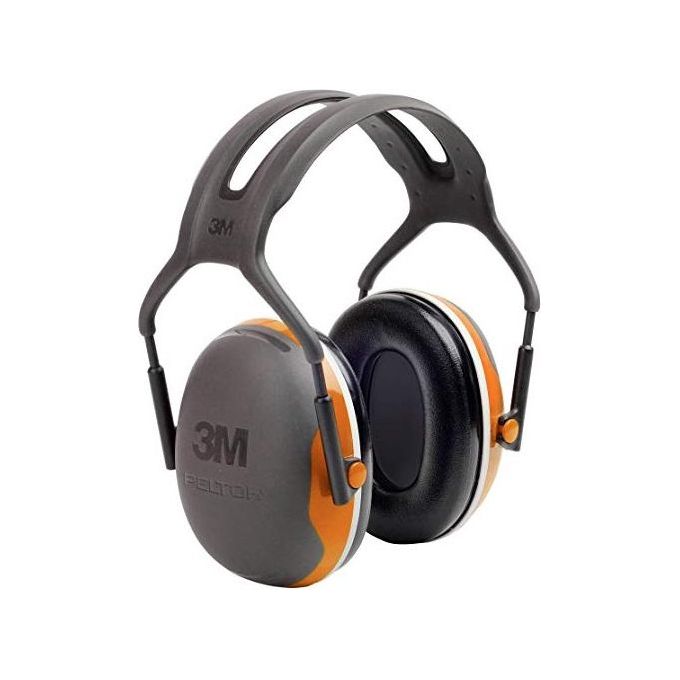 3M X4A-OR X-Series Cuffia antirumore passiva 33 dB isolamento elettrico compatibile caschi industriali colore Arancione