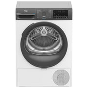 Beko 7188242760 BMEUT481SAI_IT Asciugatrice Libera Installazione 8 Kg Classe C Motore Inverter Display Digitale Funzione a Vapore SteamCure (59.8x60.7x84.6 cm) colore Bianco