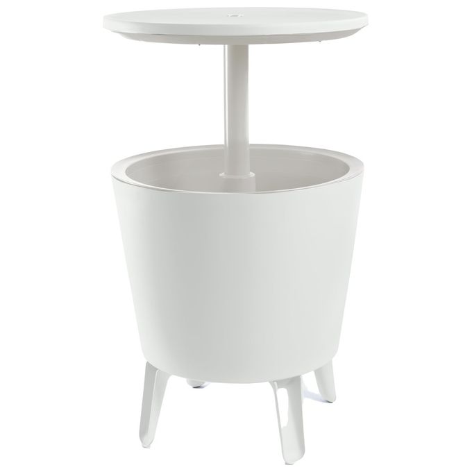 Keter Tavolino Portaghiaccio In Resina 30 LT Bianco