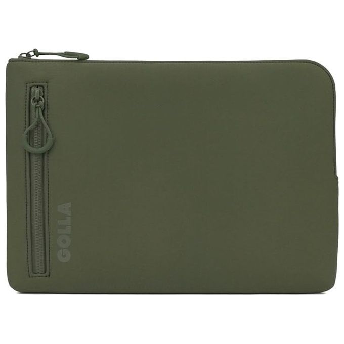 Golla 601656 Metro Custodia Sleeve per Laptop 13'' Neoprene Idrorepellente 2 Scomparti colore Verde