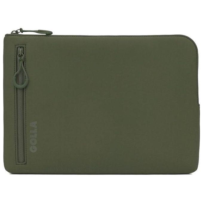 Golla Custodia Notebook 601658 Sleeve Verde Protezione Elegante e Resistente per Dispositivi Fino a 15 Pollici