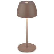 Briloner Serina Mini, Lampada da Tavolo LED a Batteria, Umbrasand, Dimmerabile, IP44