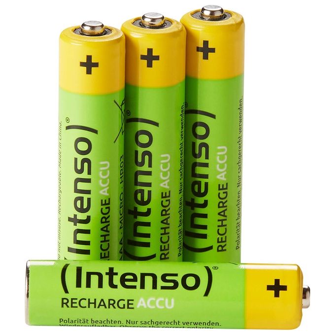 Intenso Energy Eco Batterie Ricaricabili NiMH 850mAh HR03 AAA Confezione da 4
