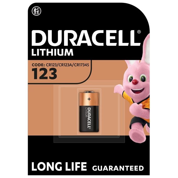 Duracell Batteria CR123A Litio 3V - 1 pezzo in Blister