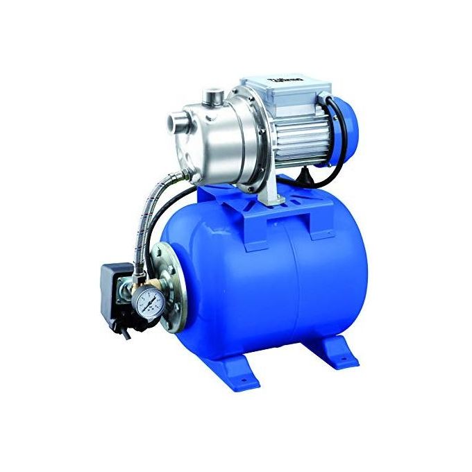 HU-Firma 7567530 Garden HU-800 Elettropompa Periferica con Autoclave 800W 3500 l-h Prevalenza 38 m Attacco 1'' F Testa Inox