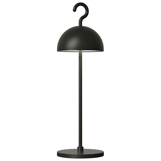 Sompex 78360 HOOK Illuminazione da tavolo da esterno LED 2,5 W IP65 dimmerabile USB-C colore Nero