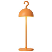 Sompex 78367 HOOK Lampada da Tavolo LED Dimmerabile 2700K 3000K IP65 con Gancio e Base Magnetica colore Arancione