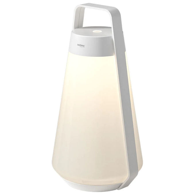 Sompex 78401 AIR Illuminazione da Tavolo da Esterno LED Dimmerabile IP65 3,5 W 340 lm Batteria Ricaricabile 4400 mAh colore Bianco