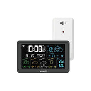 Levenhuk LP80 Wezzer PLUS Stazione Meteo Digitale Wireless con Display LCD 8'' a Colori Wi-Fi Integrato Sensore Remoto incluso colore Nero