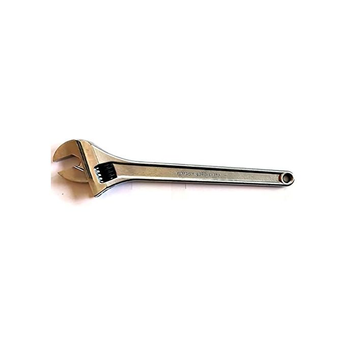 USAG U02940017 Chiave a rullino con regolazione rapida 460 mm apertura 63 mm testa 22° doppia scala mm pollici colore Cromato