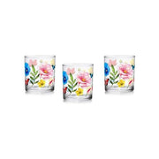 Cerve M86770 Linda Set 3 Bicchieri Tumbler da Acqua Isabel 220 cc colore Multicolore