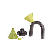 Lagostina 012175000001 Pronto in 5 Secondi Spiralizer Affetta Verdure 2 Lame Spaghetti Tagliatelle Base Antiscivolo colore Nero Verde