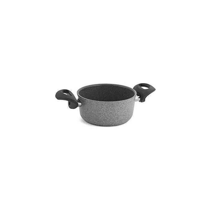 Ballarini 514610 Cortina Granitium Eco Casseruola 2 Manici 16 cm Antiaderente Induzione