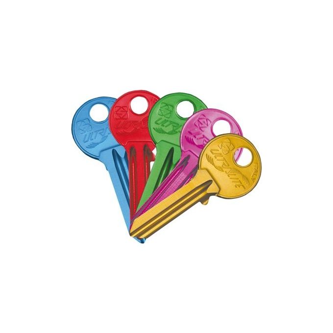 SILCA UL053U Chiave Ultralite Universale 4 Spine Sx Mix 100 Pezzi colore Assortiti