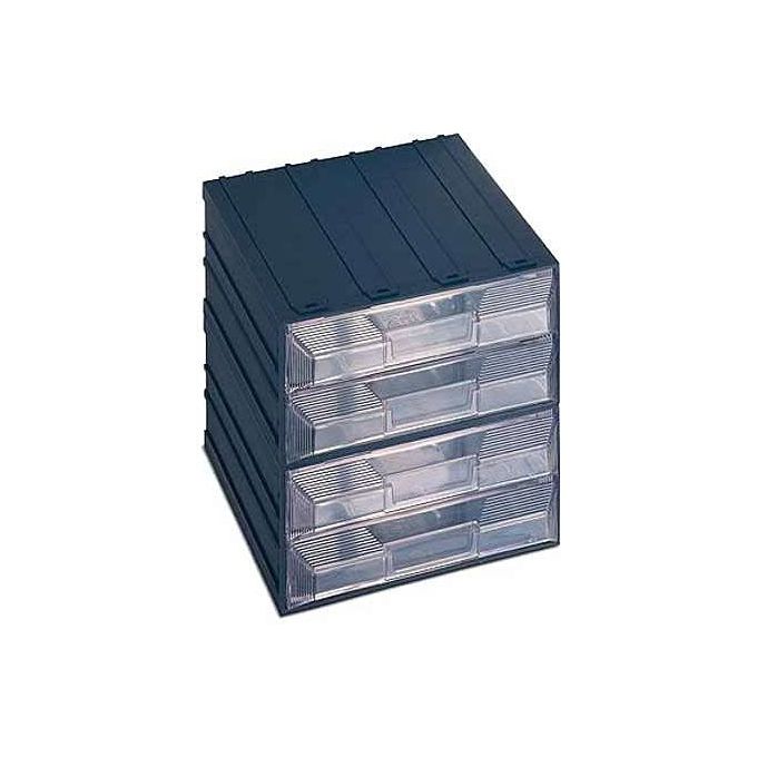 Terry 0610242 Vision Tipo 16 Cassettiera Portaminuteria 4 Cassetti Modulare colore Verde
