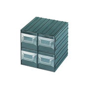 Terry 1000022 Vision 17 Cassettiera 4 Cassetti Organizer Utensili Impilabile colore Verde