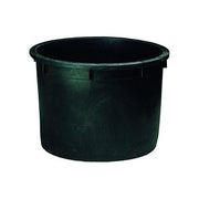 Vigor-blinky Mastello Rotondo con Maniglie 110 L 71x40 cm Polietilene per Uso Esterno colore Nero