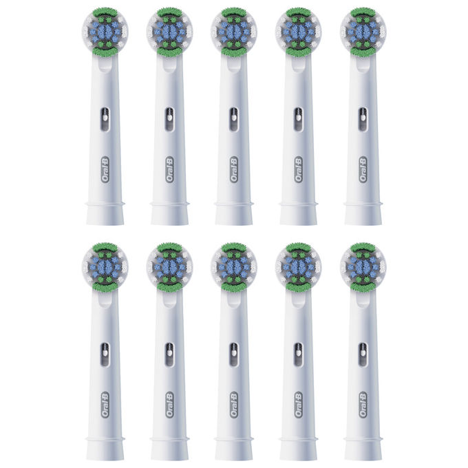 Oral-B EB20RX Testina di Ricambio PRO Precision Clean con Setole a X 10 Pezzi colore Bianco