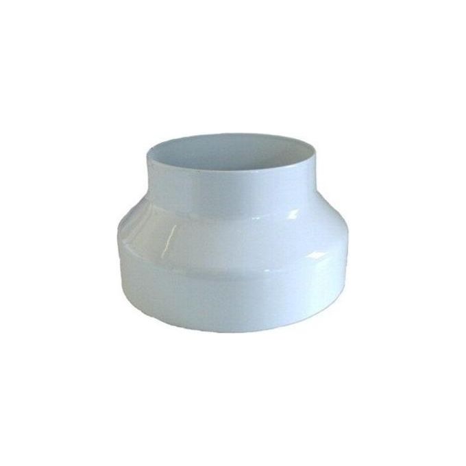 Save Fumisteria - Riduzione smaltata bianca Ø120-110 mm, acciaio verniciato