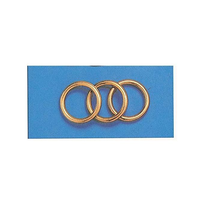 Anello Vuotoper Tendemod. 101Ottone Lucido